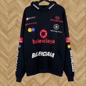 Balenciaga Men's Black Long Sleeve
